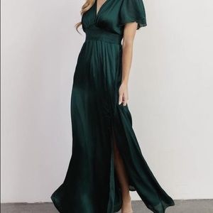 Baltic born Prague Satin Maxi Dress